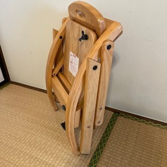 2つセット　ベビーチェア　木製　　ローチェアの画像
