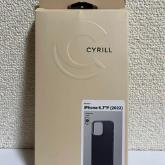【機種不明】CYRILL シリル　スマホカバー　黒　ブラック　機種不明の画像