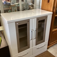 万代店　食器棚　キャビネット
