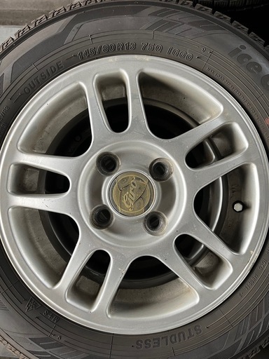 【完売御礼】軽自動車スタッドレス8分溝+アルミホイール4本セット