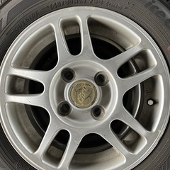 【完売御礼】軽自動車スタッドレス8分溝+アルミホイール4本セット