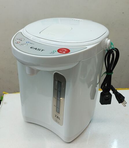 品質保証☆配達有り！2500円(税別）EAST 2.8L　電動ポット  電気ポット