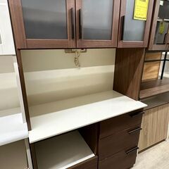 ジモティ来店特価!!　食器棚　ニトリ　ブラウン　　J-11194