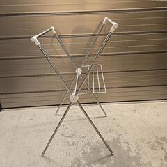 タオル掛付室内物干しスタンドX型の画像