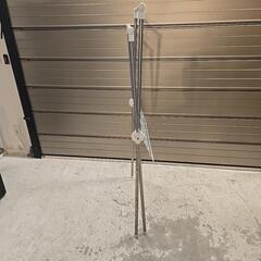 タオル掛付室内物干しスタンドX型の画像