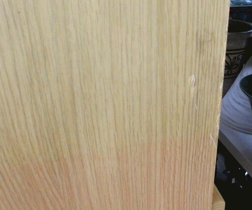 ミドルレンジボード 幅80cm ニトリ キッチン収納 食器棚 ナチュラルブラウン ☆ 札幌市北区屯田 