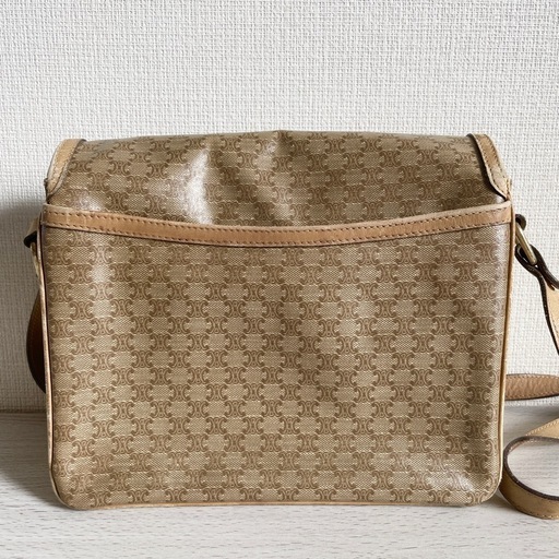 ☆現金払い可能☆ 【USED品】CELINE  ショルダーバッグ 斜め掛けバッグ  マカダム柄  