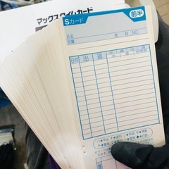 タイムカードレコーダーの画像
