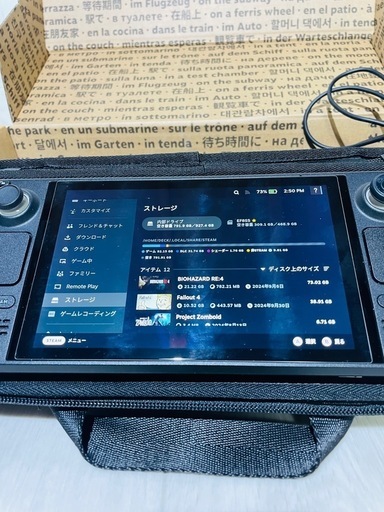 Steam Deck SSD1TB【換装品】 MicroSD 512gb steam用ゲーム機　未使用テレビ用ドック付 