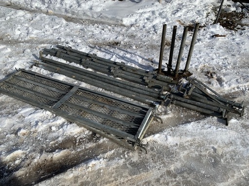 (値下げしました！)薪棚 物置 足場 単管