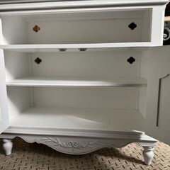 【美品】 Country Corner ロマンスコレクション　キャビネット 愛品館八千代店】商談中 カントリーコーナー ロマンスコレクション