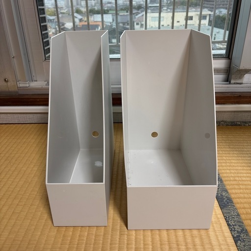 無印良品　再生ポリプロピレンスタンドファイルボックス2個セット