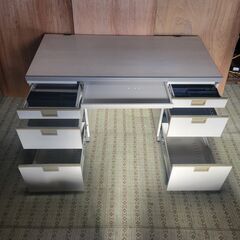UCHIDA ウチダ オフィスデスク 机 作業台 引き出し…