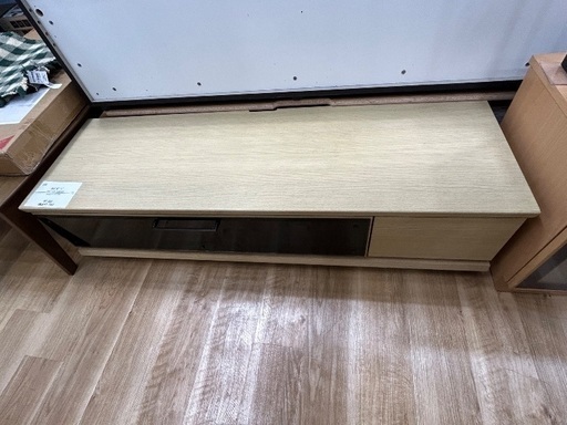 【軽トラック90分無料貸し出し】1枚ガラス扉引き出し付きテレビボードの入荷しました！！