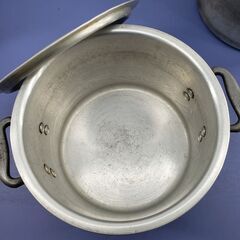 業務用 アルミ 寸胴 フタ付き 鍋 まとめて３点セット ずんどう 両手鍋の画像