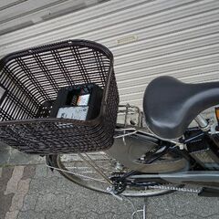 [YAMAHA]Natura(ナチュラ)L 26吋電動アシスト自転車 8.7Ahバッテリー+充電器+キー2本(アースブルー)の画像