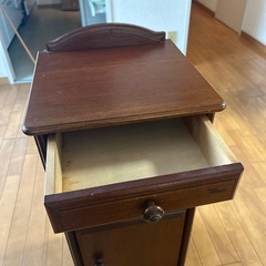 電話台 収納棚 の画像