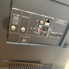 東芝　REGZA 55J10X テレビ 画面ひび割れありの画像