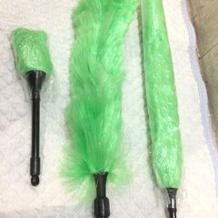 ☆469☆未使用！StaticDUSTER 　ほこり取り　３点セット　掃除　静電気　掃除用品　モップ　ダスター　はたき ハンディの画像