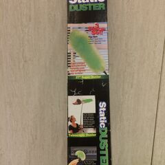 ☆469☆未使用！StaticDUSTER 　ほこり取り　３点セット　掃除　静電気　掃除用品　モップ　ダスター　はたき ハンディの画像