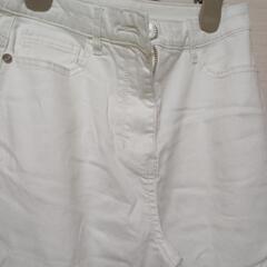 ホワイトデニム ストレートレッグの画像