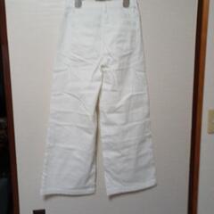 ホワイトデニム ストレートレッグの画像