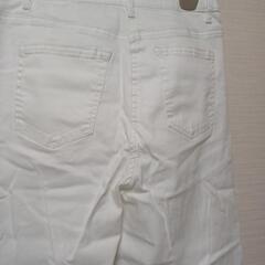 ホワイトデニム ストレートレッグの画像