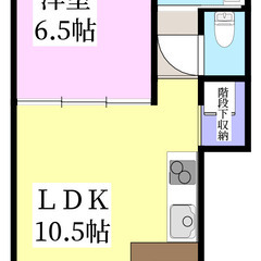 (新築ペット可)【大和町吉岡・1階】賃料5.4万～/月（1LDK）（仲介手数料不要！） − 宮城県