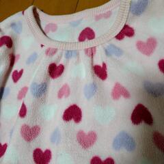 100ｻｲｽﾞ　パジャマ上下　フリース生地　あったか　女の子　モコモコ♡の画像