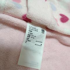 100ｻｲｽﾞ　パジャマ上下　フリース生地　あったか　女の子　モコモコ♡の画像