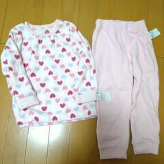 100ｻｲｽﾞ　パジャマ上下　フリース生地　あったか　女の子　モコモコ♡の画像