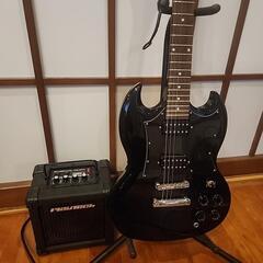 エピフォン SG エレキギター + アンプ　おまけ付きの画像