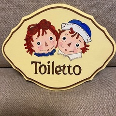アンとアンディ🚽トイレプレート🚽の画像