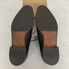 【美品】J.M.WESTON ジェイエムウェストン レザーシューズ ストレートチップ 純正シューツリー付き 9E 高級紳士靴 Y0543 の画像
