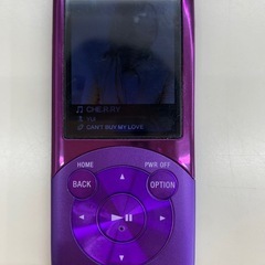 SONY ウォークマン　パープルの画像