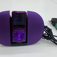 SONY ウォークマン　パープルの画像