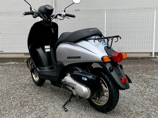 （※11/29まで！）点検整備＆オイル交換済み♪さらに光沢磨きでピカピカ✨程度良好実動原付バイク！ホンダ インジェクション トゥデイ /4ストで安定走行＆燃費抜群！通勤・通学・デリバリーに最適！/HONDA AF67 FI TODAY