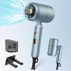 速乾　ヘアドライヤー 1500W 高濃度マイナスイオン 3段階温...