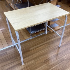 【トレファクマーケット久喜店】無印良品　スチールパイプテーブル
