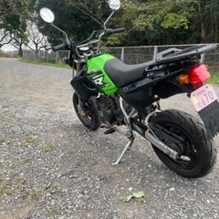 さいたま市〜　カワサキ　ksr110 ４スト、原付二種、油圧クラッチ、マフラー有の画像