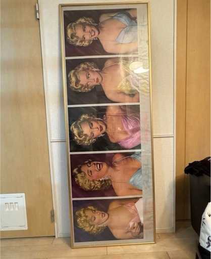 マリリンモンロー★ロングポスター★激レア★特注額付き