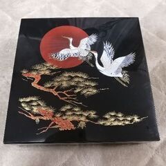一段重箱(仕切り付き):鶴