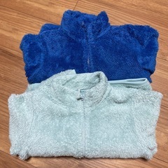 【ユニクロ】キッズフリース　青色＆水色2着セット⭐︎サイズ110