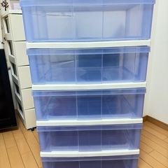 【決まりました】収納ケース　5段　