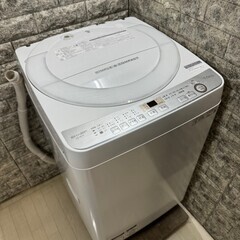 【美品】大阪送料無料★3か月保障付き★洗濯機★2019年★シャープ★7kg★ES-GE7C★S-840