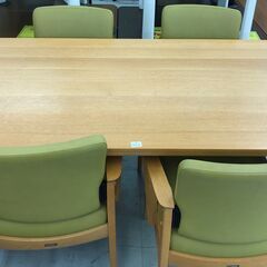 カリモク　4人用ダイニングセット　幅(W)1500mm × 奥行(D)850mm × 高さ(H)650mm