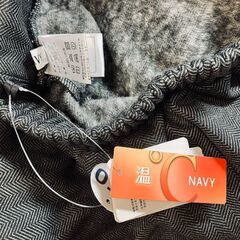 NAVY（Mac-House）温℃ 裏シャギーワイドパンツ キッズ（グレー×チェック）サイズ：150（未使用品）の画像