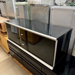 【美品‼️】キャスター付き♪ 115cm幅ローボード テレビ台 ...