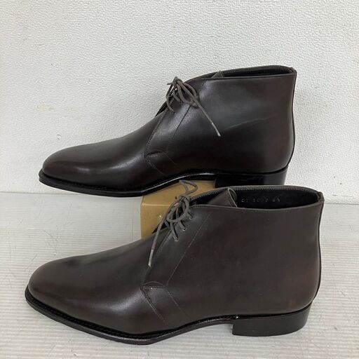 【美品】CRISPIN クリスピン 松井靴店 レザーブーツ 8 1/2 高級革靴 チャッカブーツ Y0543