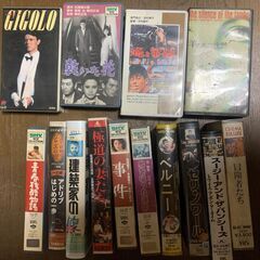 VHSビデオテープ14種　乾いた花・豚と軍艦・極道の妻たち等